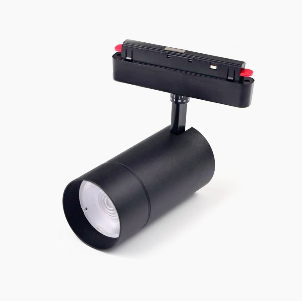 Faretto binario LED COB 14W – magnetico 48V track elettrificato - ambraled