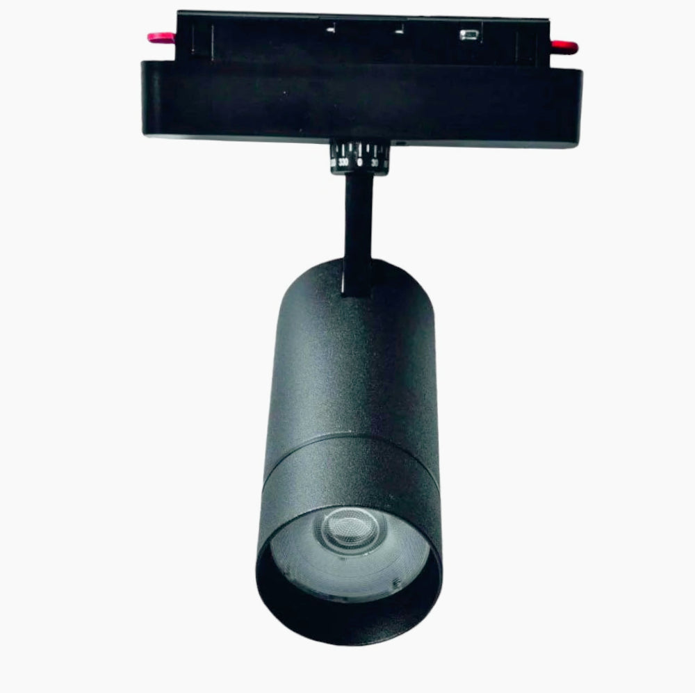 Faretto binario LED COB 14W – magnetico 48V track elettrificato - ambraled