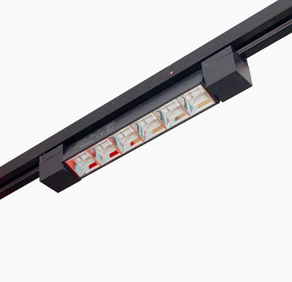 Faretto Track 12W – 6LED binario bianco/nero 3000K/4000K/6500K - ambraled