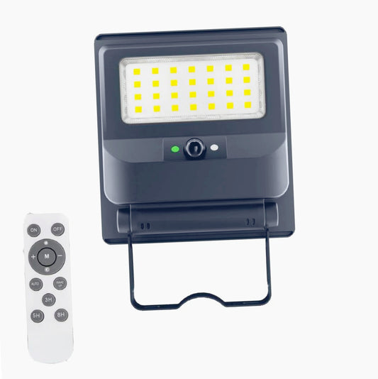 Faro solare 50W – sensore crepuscolare luce fredda IP65 - ambraled