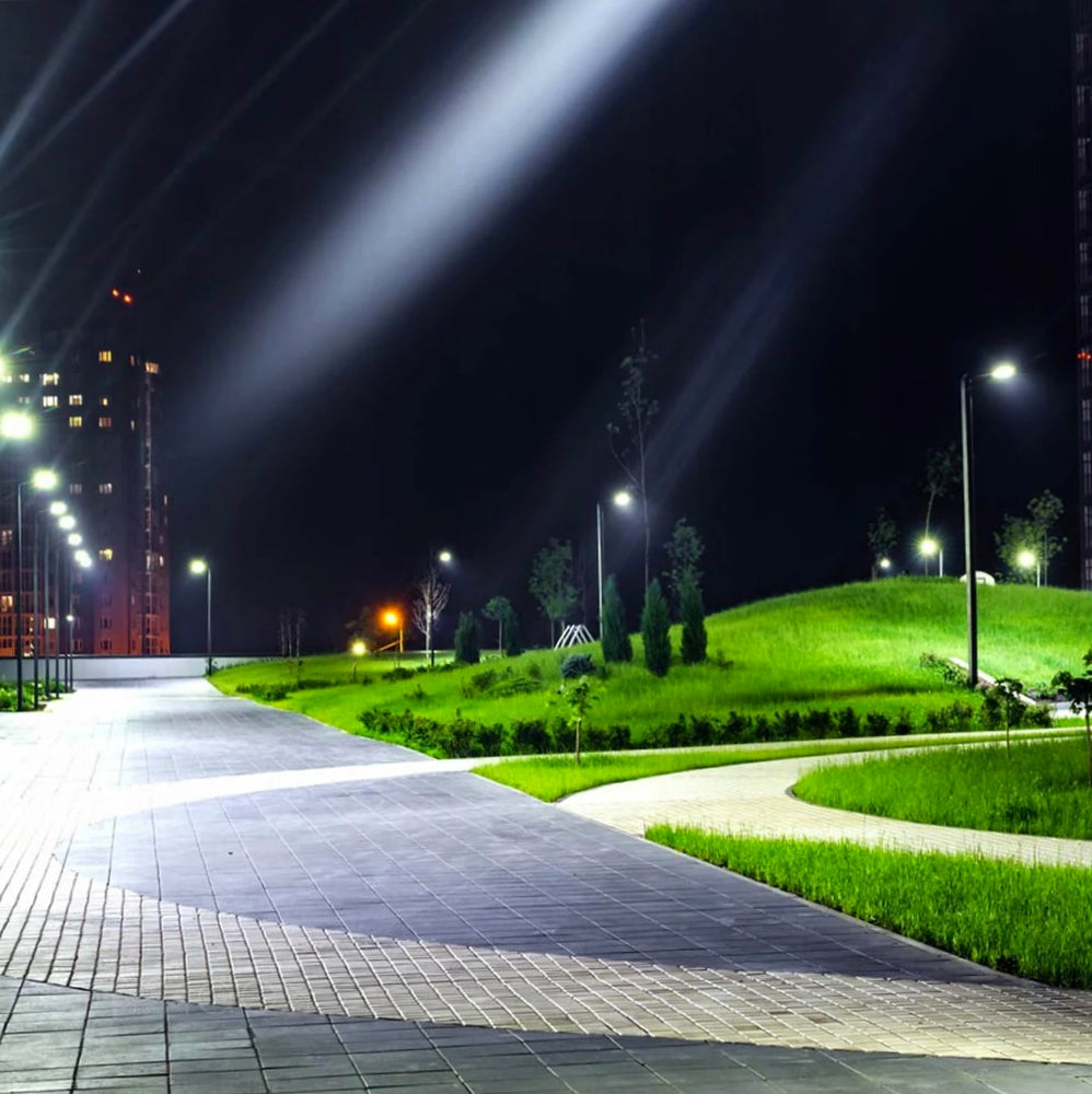 Faro LED stradale 100W – inclinabile 90° 6500K IP65 - ambraled
