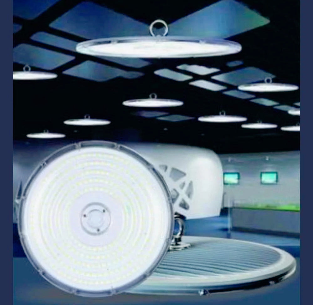 Faro LED industriale UFO 50/100/150/200W – 6500K IP65 - ambraled