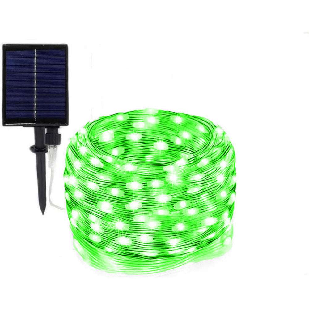 Filo LED 30M 300 luci – solare con picchetto e colori luce - ambraled