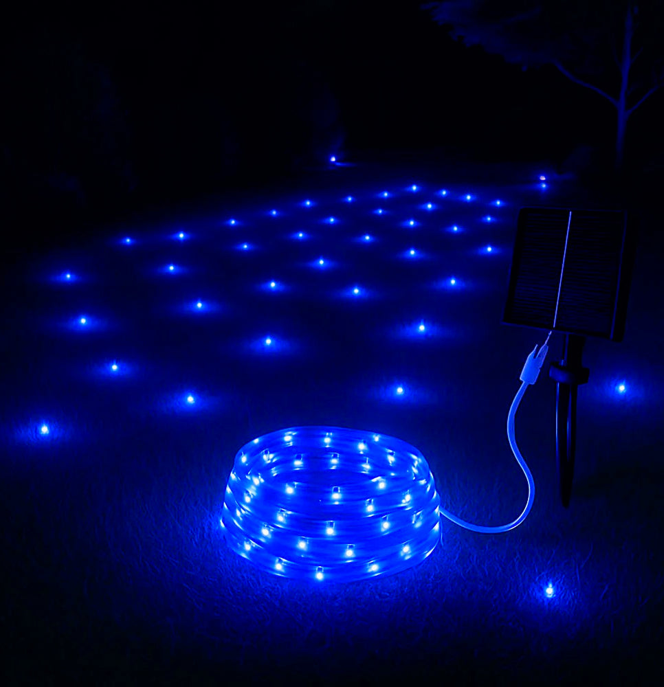 Filo LED 30M 300 luci – solare con picchetto e colori luce - ambraled