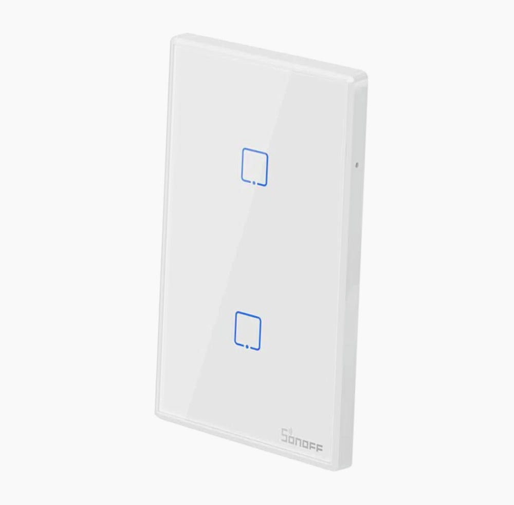Interruttore smart 2 canali – WiFi touch e controllo remoto - ambraled