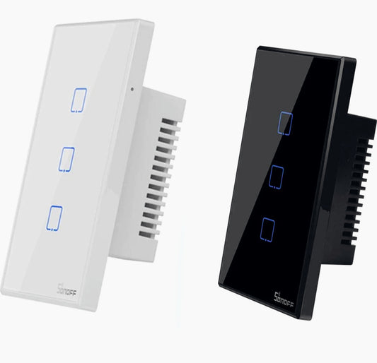 Interruttore smart 3 canali WiFi – touch e controllo da app - ambraled