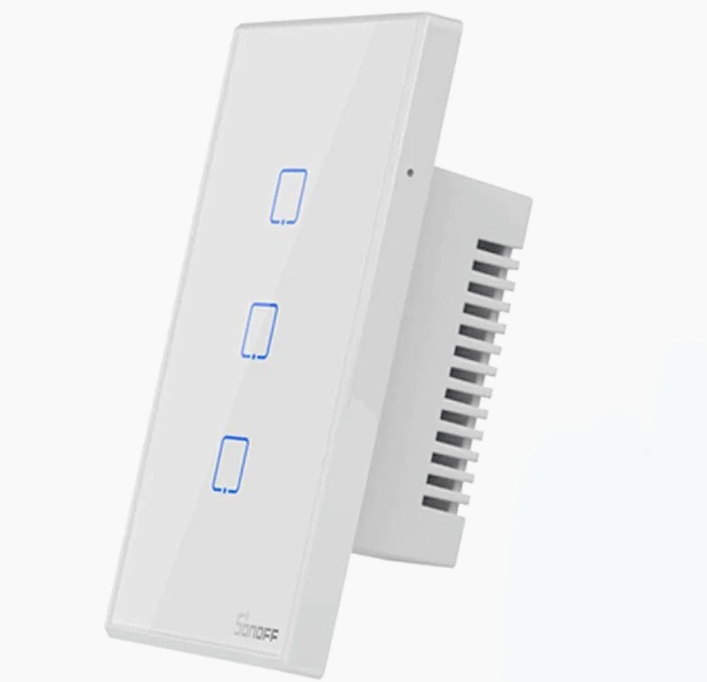 Interruttore smart 3 canali WiFi – touch e controllo da app - ambraled