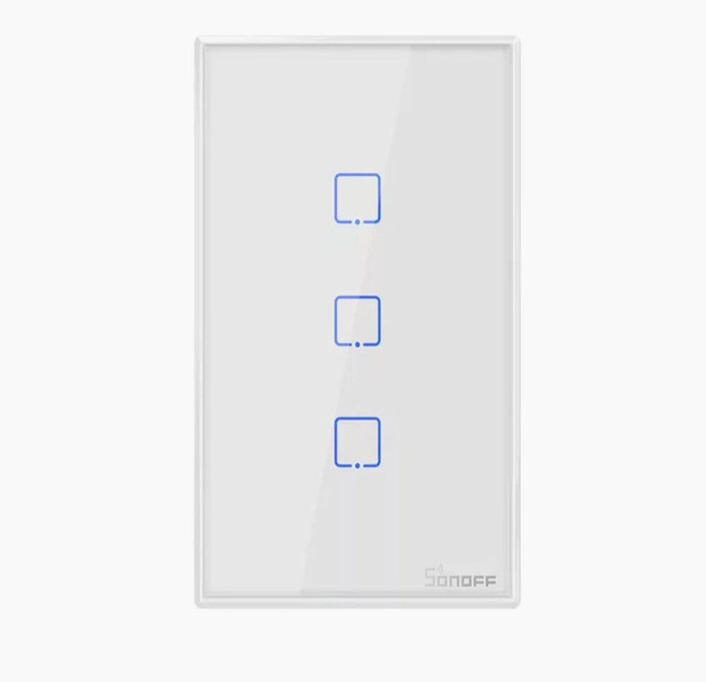 Interruttore smart 3 canali WiFi – touch e controllo da app - ambraled