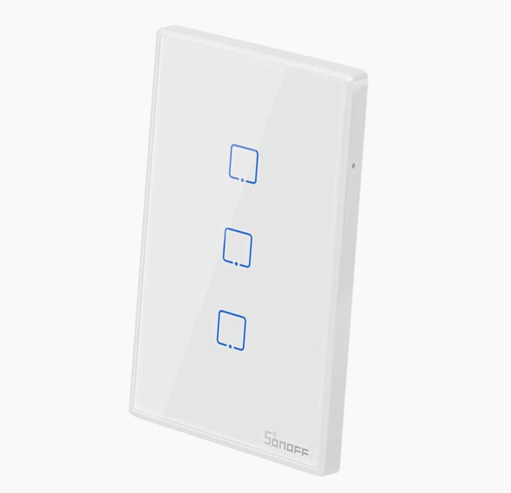 Interruttore smart 3 canali WiFi – touch e controllo da app - ambraled