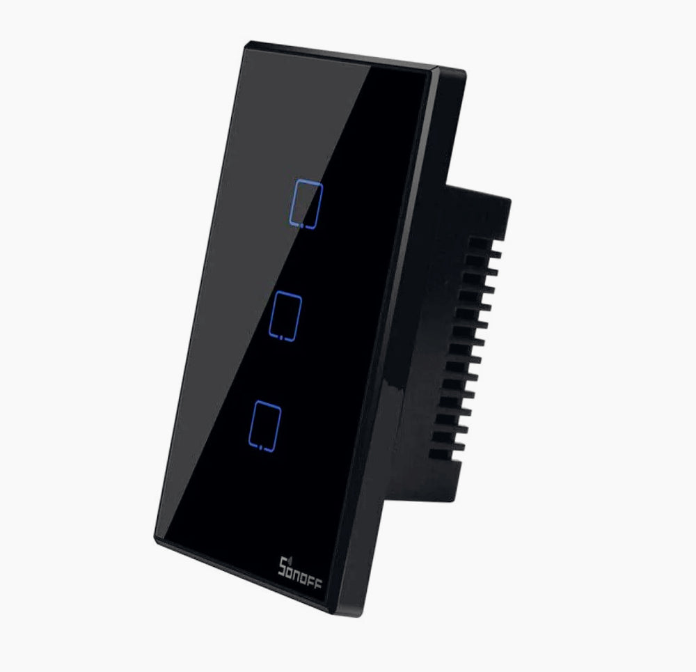 Interruttore smart 3 canali WiFi – touch e controllo da app - ambraled