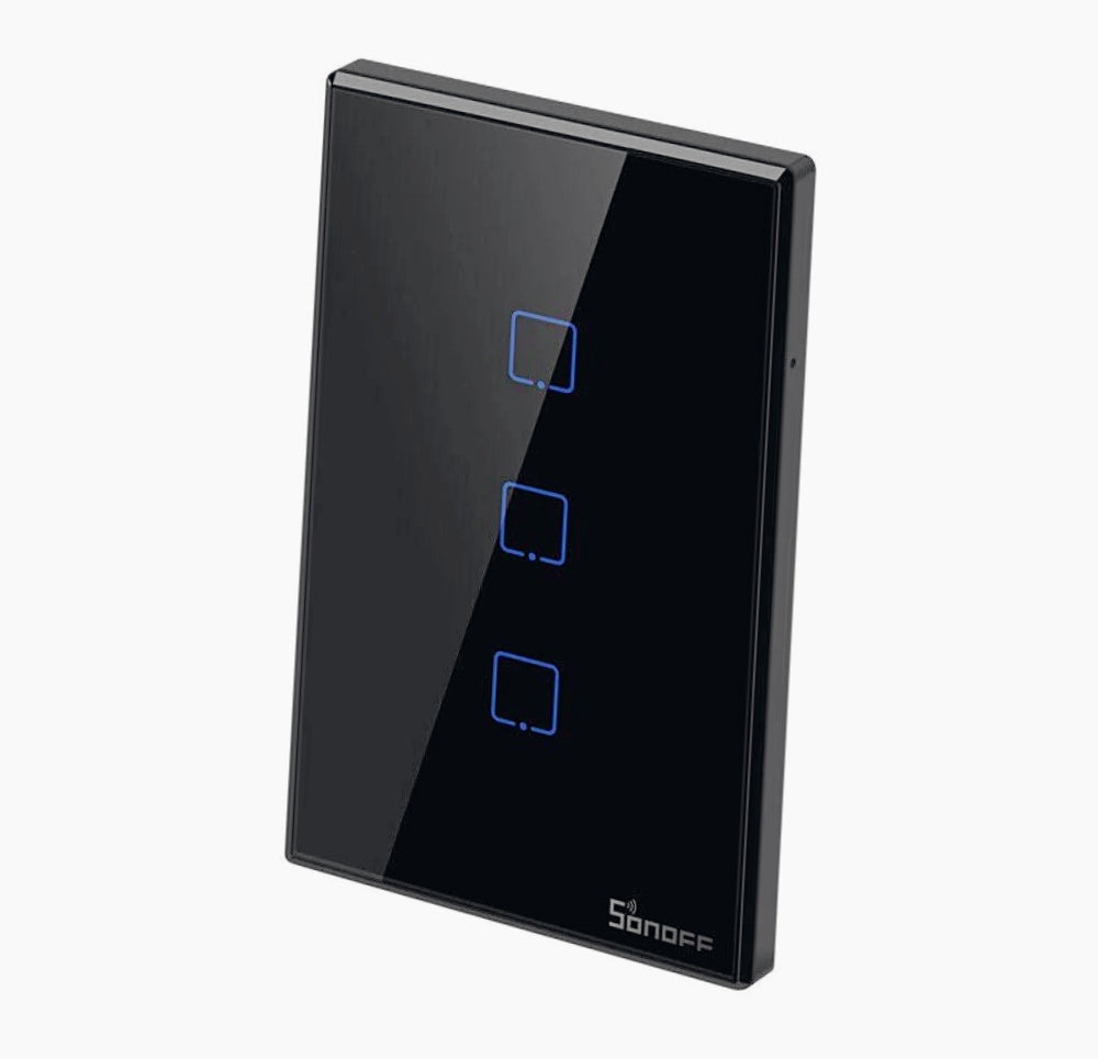 Interruttore smart 3 canali WiFi – touch e controllo da app - ambraled