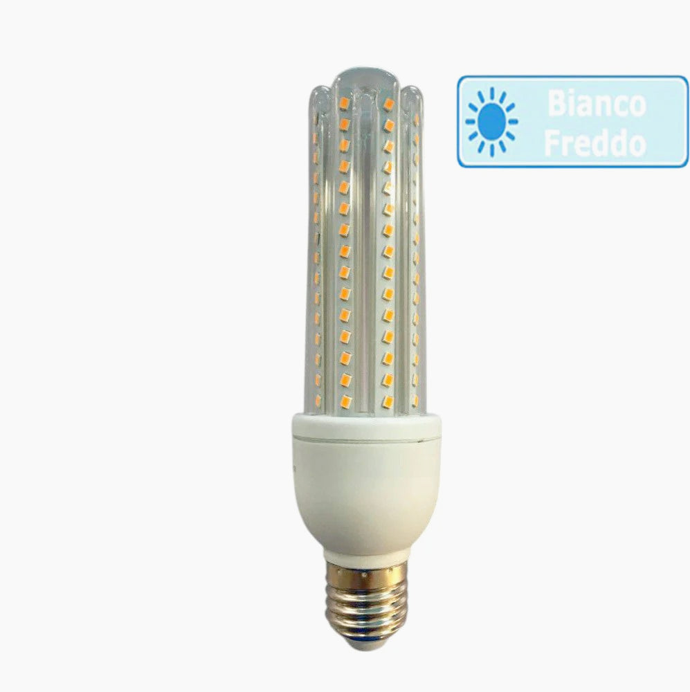 Lampadina LED tubolare E27 12W – 3000K/4000K/6500K - ambraled