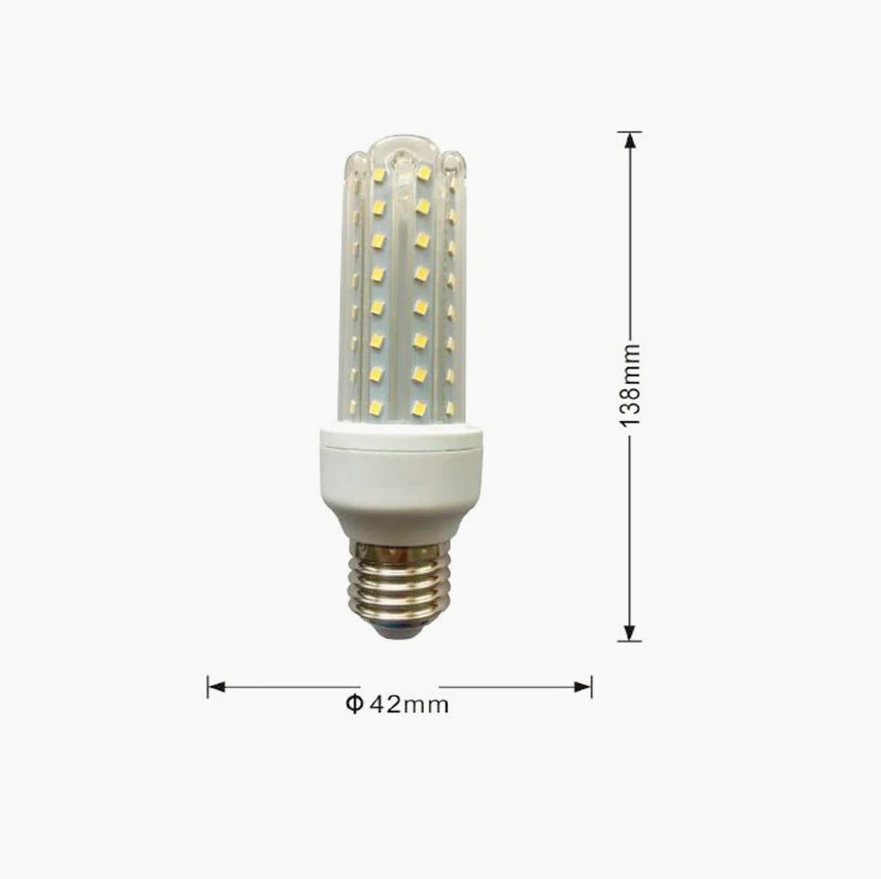 Lampadina LED tubolare E27 12W – 3000K/4000K/6500K - ambraled