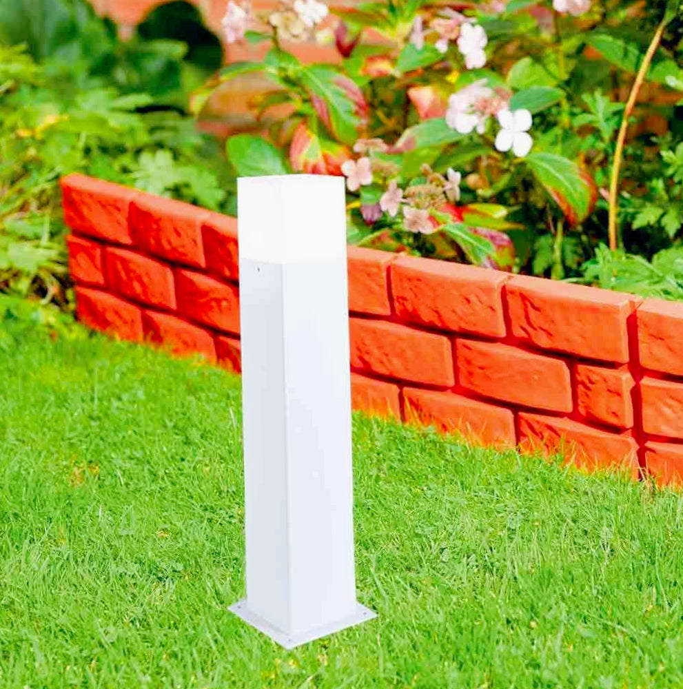 Lampione giardino alluminio E27 – Lampioncino vialetti IP44 - ambraled
