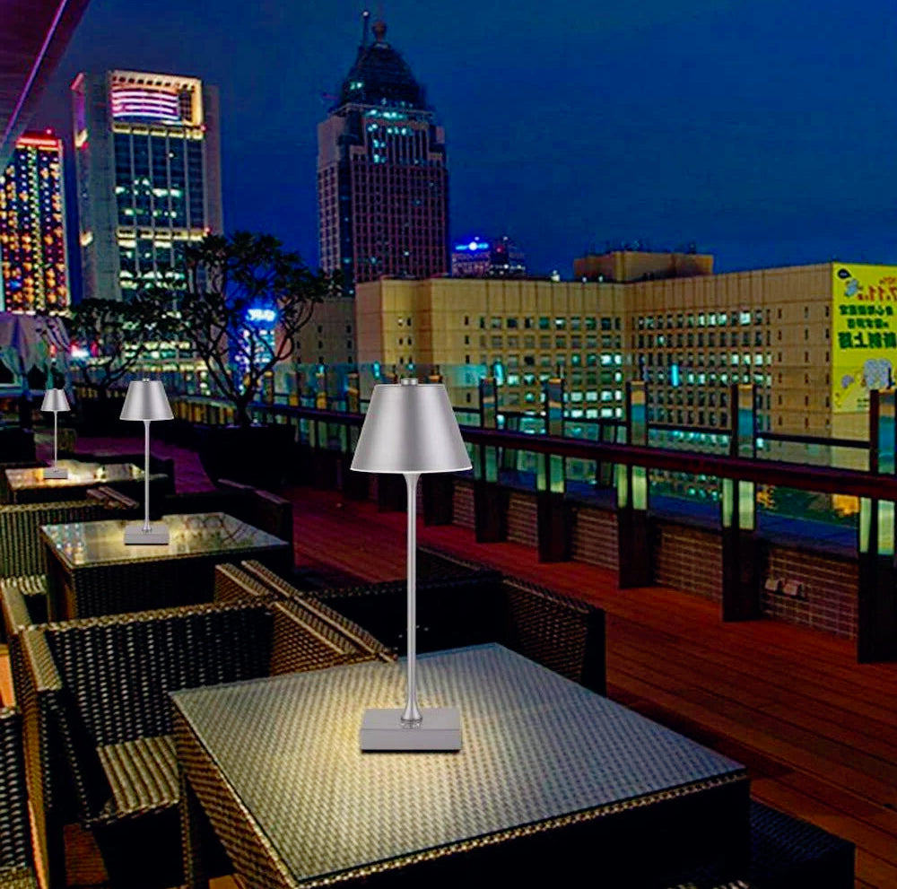 Lampada bistrot touch da tavolo a LED – Ricaricabile USB, decorativa - ambraled