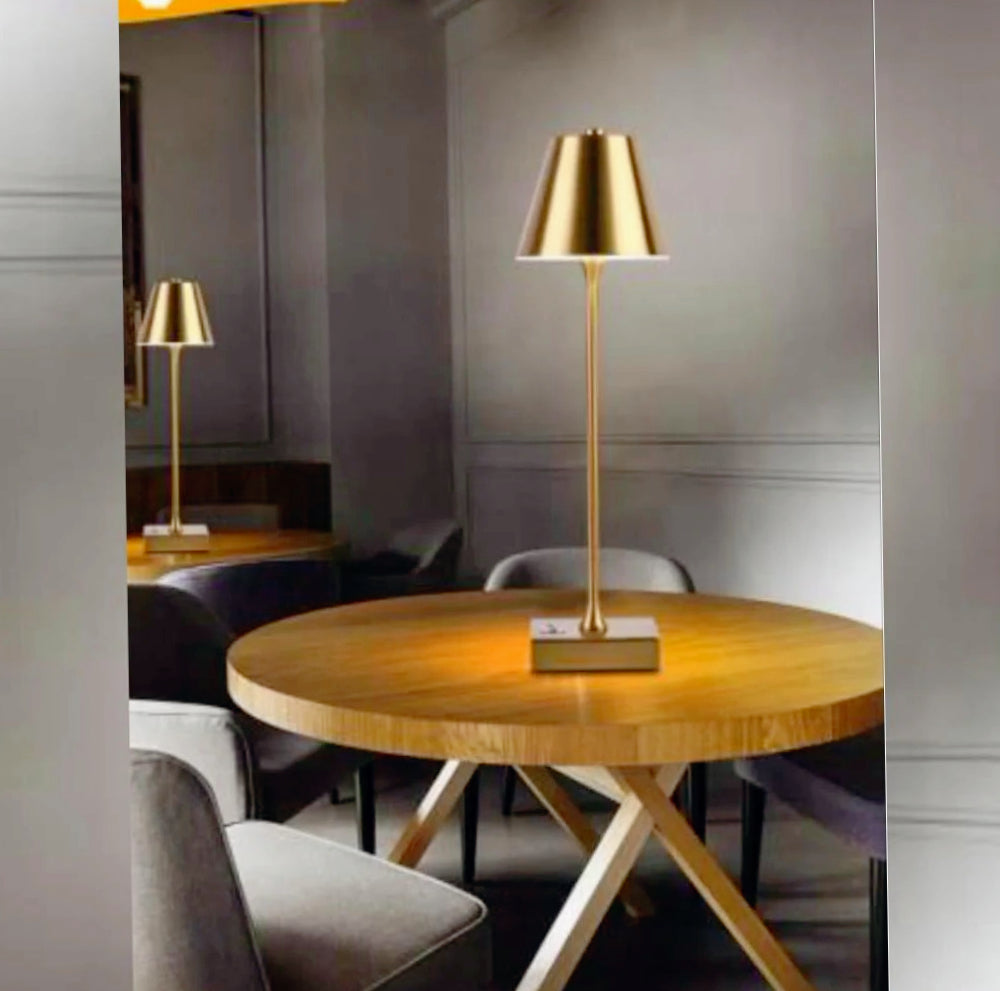 Lampada bistrot touch da tavolo a LED – Ricaricabile USB, decorativa - ambraled