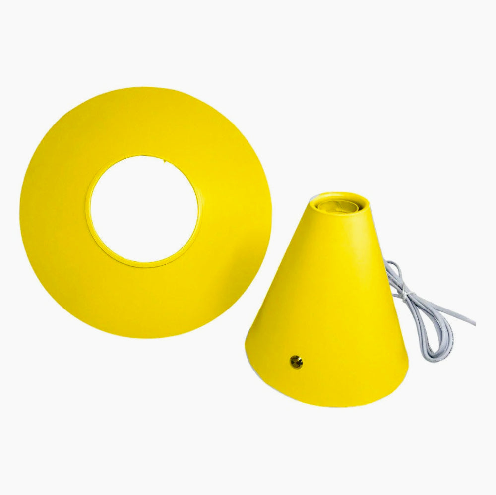 Lampada da tavolo decorativa – Con paralume a cappello orientabile e attacco E27 - ambraled