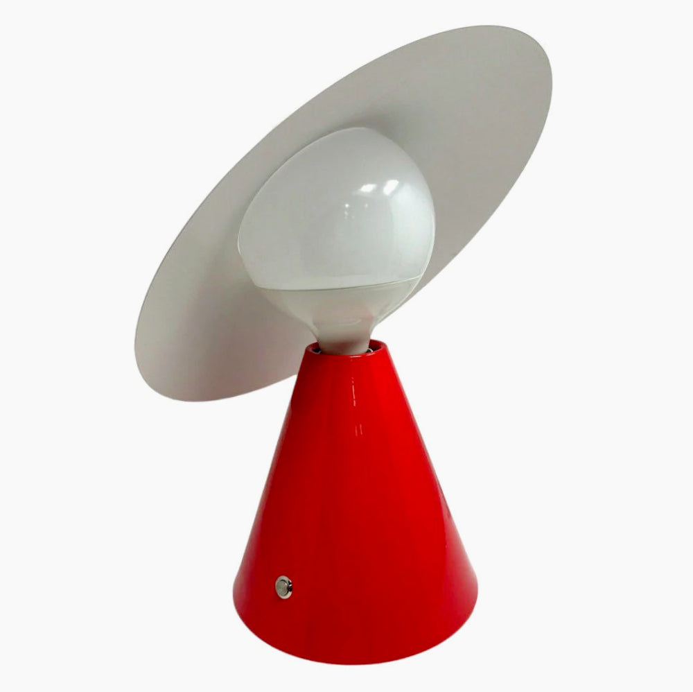 Lampada da tavolo decorativa – Con paralume a cappello orientabile e attacco E27 - ambraled