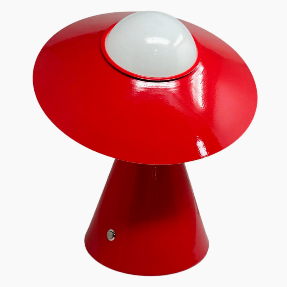Lampada da tavolo decorativa – Con paralume a cappello orientabile e attacco E27 - ambraled