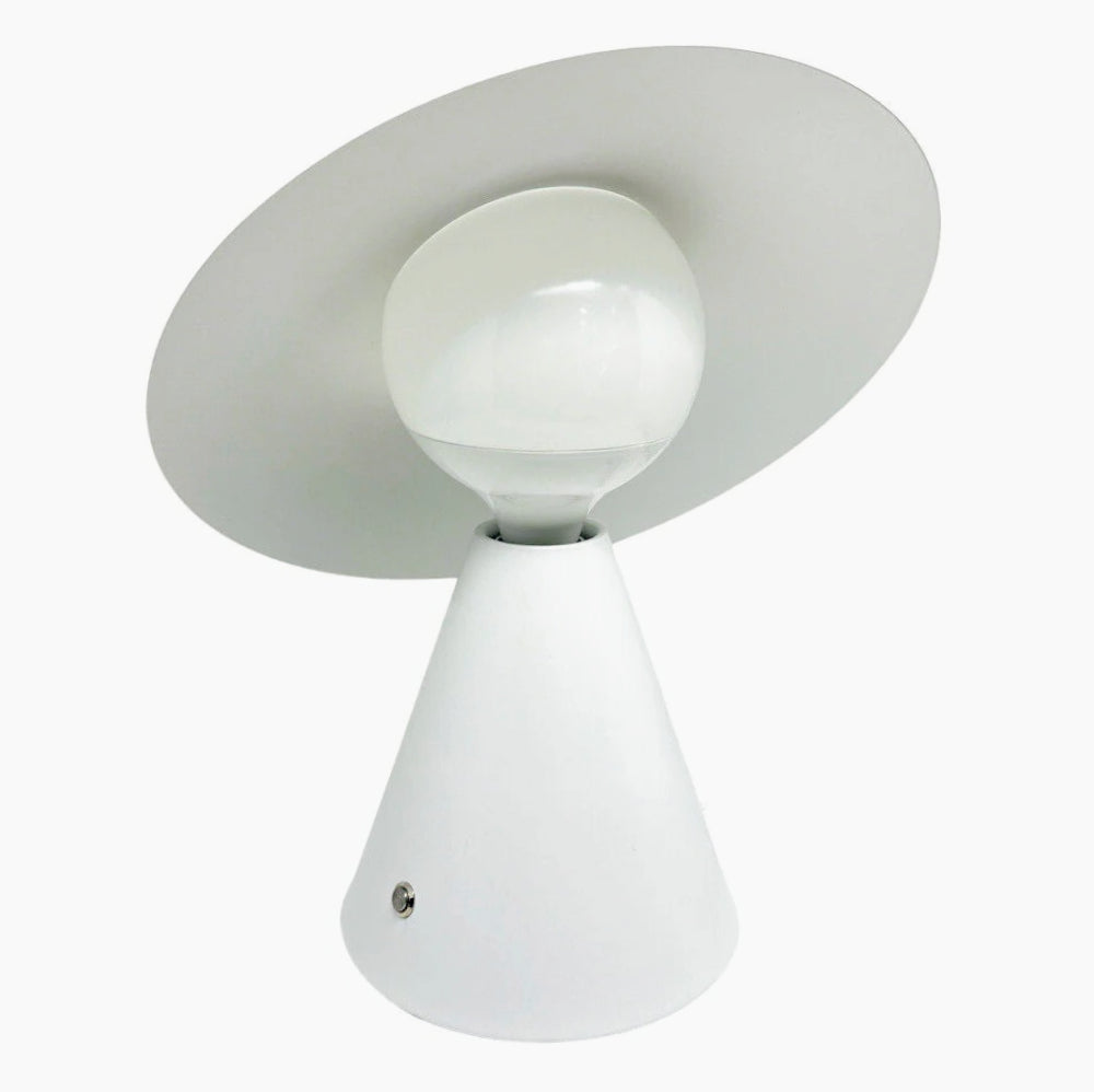 Lampada da tavolo decorativa – Con paralume a cappello orientabile e attacco E27 - ambraled