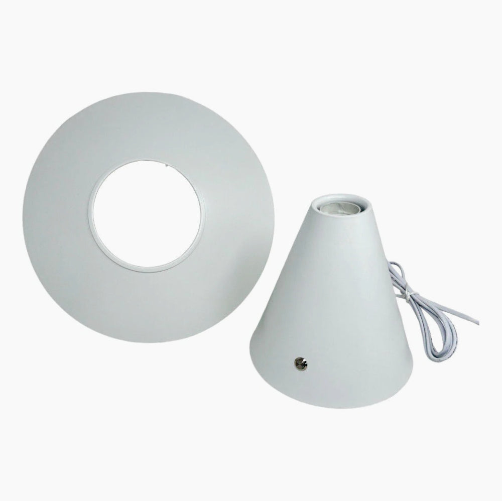 Lampada da tavolo decorativa – Con paralume a cappello orientabile e attacco E27 - ambraled