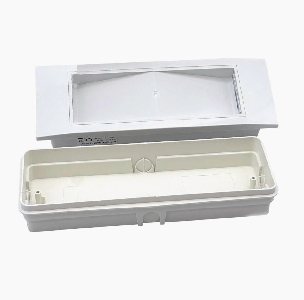Lampada LED da incasso di emergenza 5W – Bianca fredda 6500K con 4 pittogrammi di sicurezza - ambraled