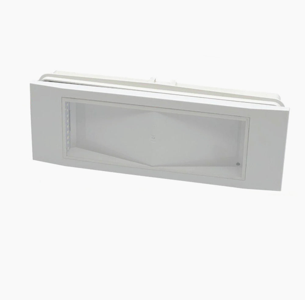 Lampada LED da incasso di emergenza 5W – Bianca fredda 6500K con 4 pittogrammi di sicurezza - ambraled