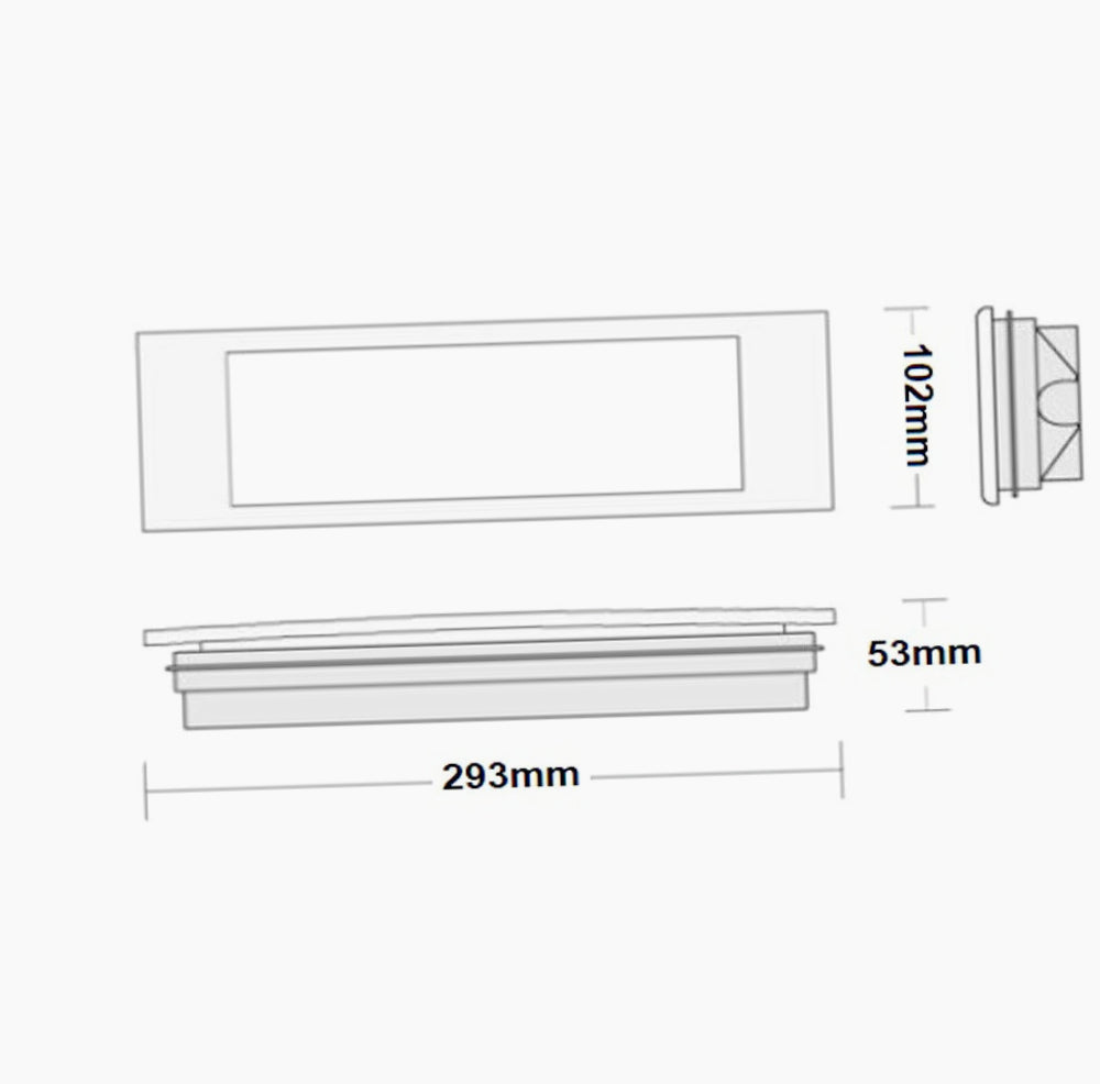 Lampada LED da incasso di emergenza 5W – Bianca fredda 6500K con 4 pittogrammi di sicurezza - ambraled