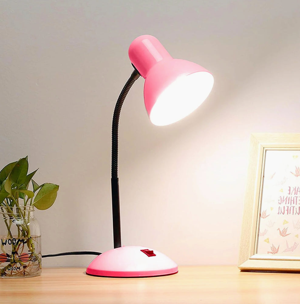 Lampada da scrivania flessibile snodabile – Orientabile, attacco E27, vari colori - ambraled