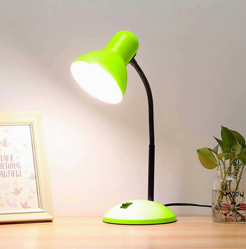 Lampada da scrivania flessibile snodabile – Orientabile, attacco E27, vari colori - ambraled