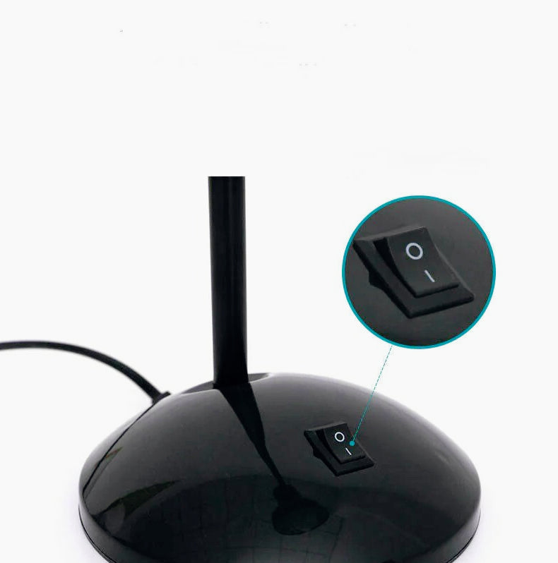 Lampada da scrivania flessibile snodabile – Orientabile, attacco E27, vari colori - ambraled