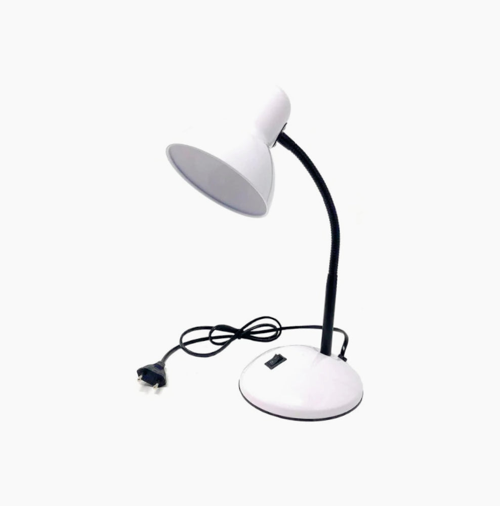 Lampada da scrivania flessibile snodabile – Orientabile, attacco E27, vari colori - ambraled