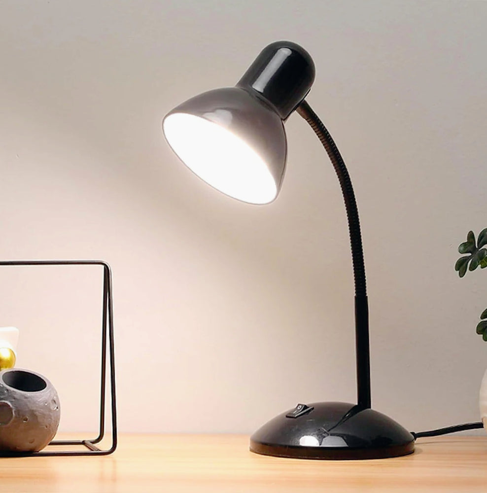 Lampada da scrivania flessibile snodabile – Orientabile, attacco E27, vari colori - ambraled