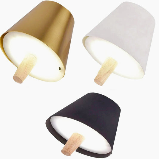 Paralume LED a tappo – lampada touch ricaricabile per bottiglie - ambraled