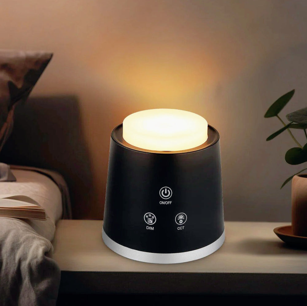 Lampada 2IN1 scrivania & applique a LED – 6W, touch, 2 riflettori, CCT regolabile - ambraled
