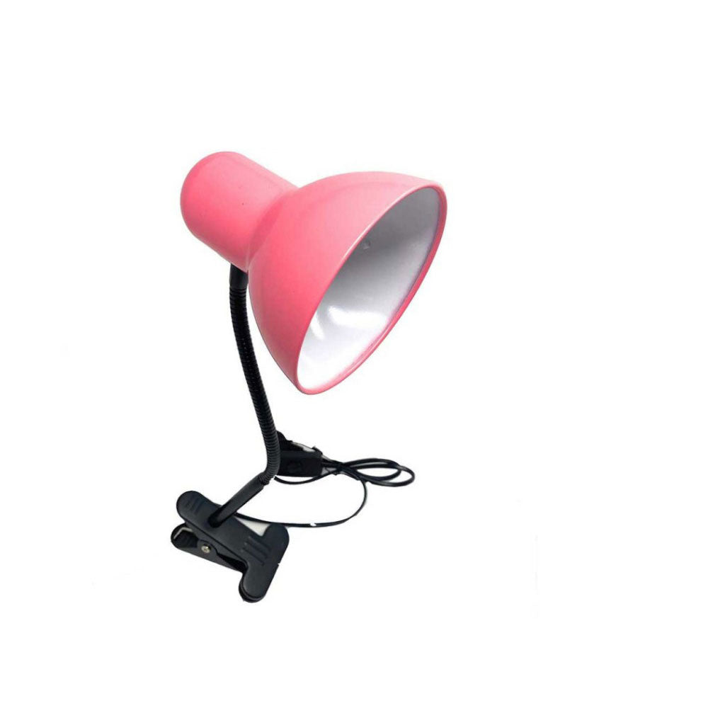 Lampada snodabile da scrivania con pinza flessibile – Attacco E27, disponibile in vari colori - ambraled