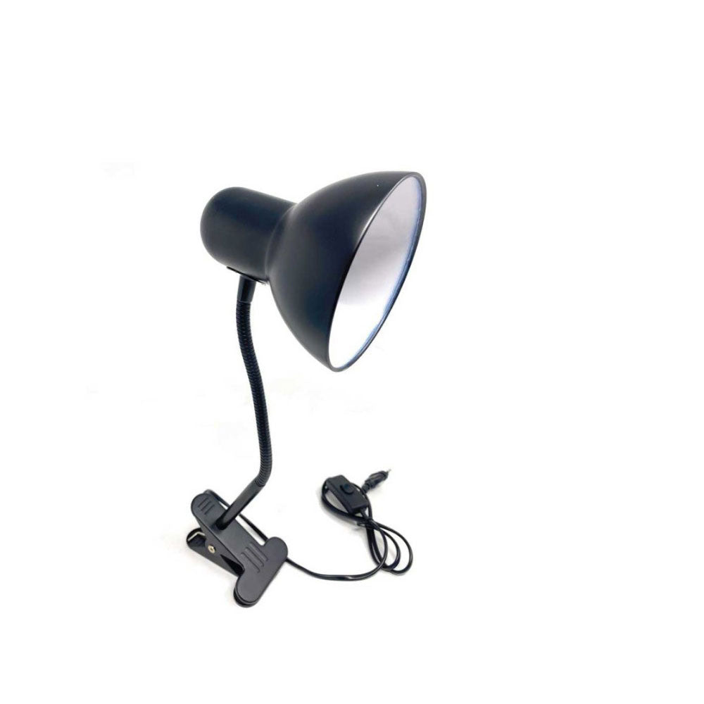 Lampada snodabile da scrivania con pinza flessibile – Attacco E27, disponibile in vari colori - ambraled