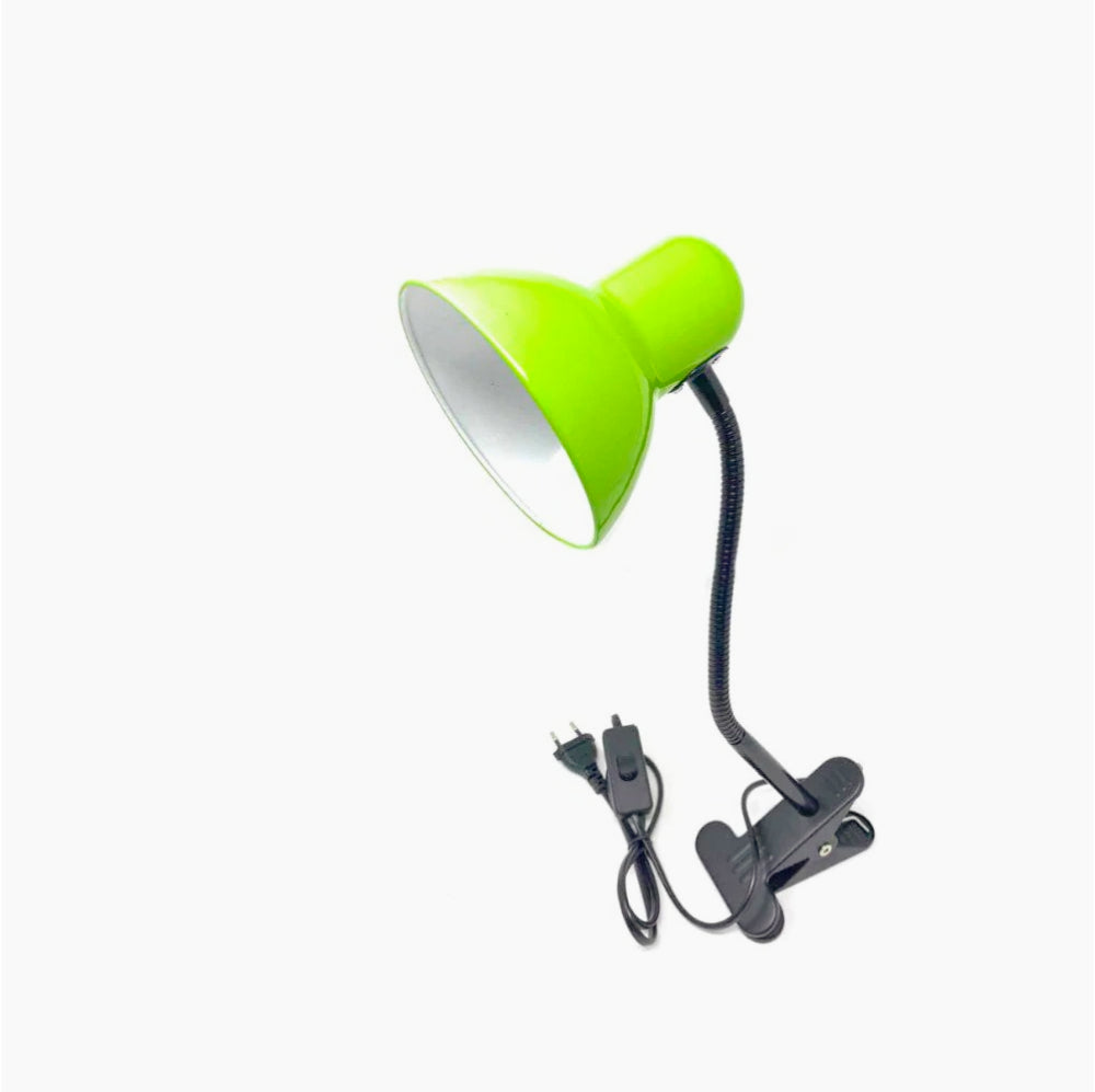 Lampada snodabile da scrivania con pinza flessibile – Attacco E27, disponibile in vari colori - ambraled