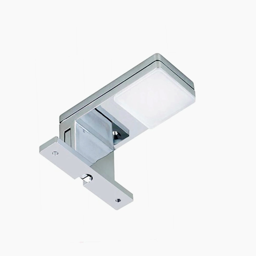 Lampada a LED per specchio da bagno – 3W, luce 4000K, colore nero o silver - ambraled