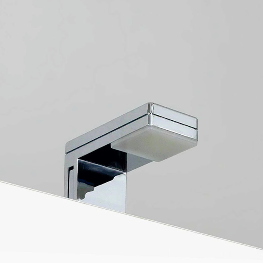 Lampada a LED per specchio da bagno – 3W, luce 4000K, colore nero o silver - ambraled