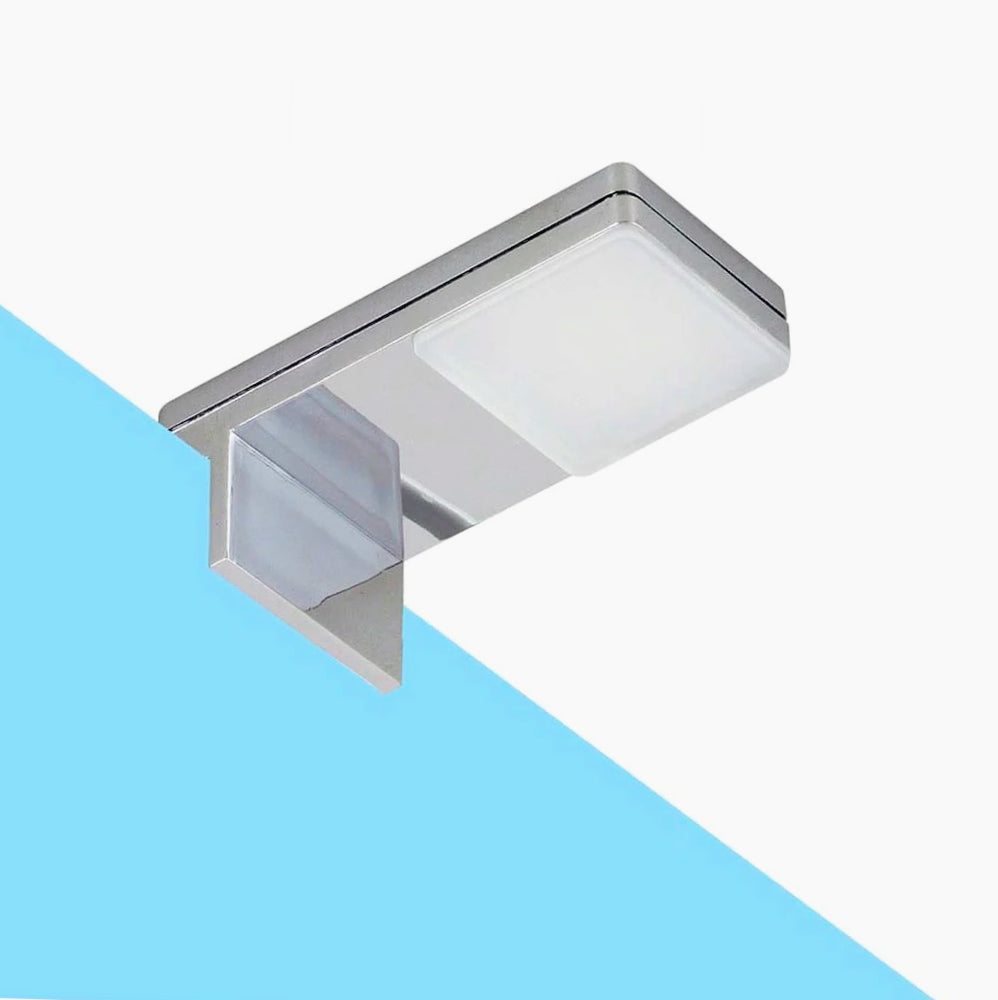 Lampada a LED per specchio da bagno – 3W, luce 4000K, colore nero o silver - ambraled