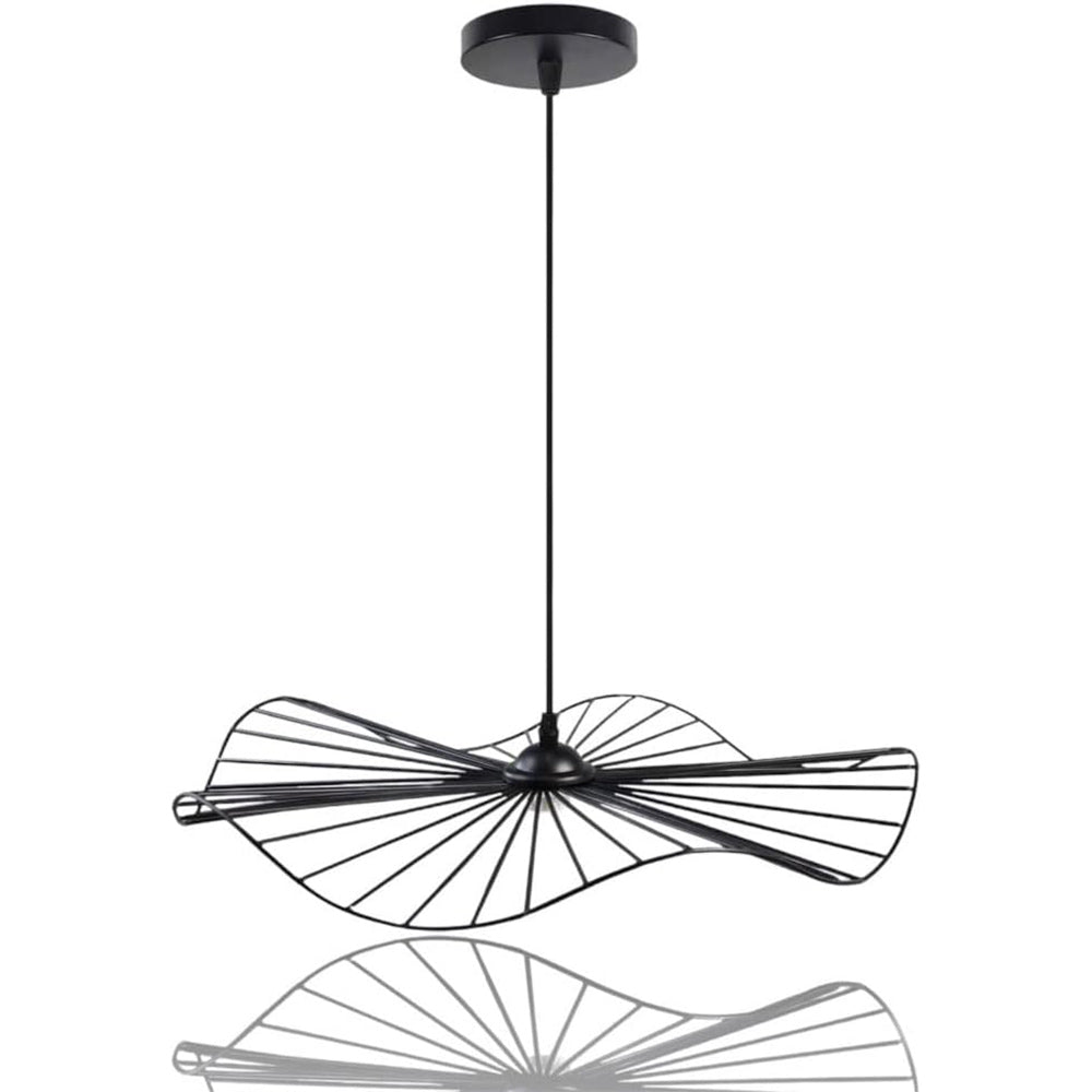 Lampadario da soffitto pendente – Sospensione rotonda traforata, attacco E27 - ambraled