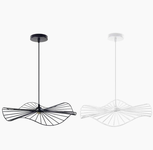 Lampadario da soffitto pendente – Sospensione rotonda traforata, attacco E27 - ambraled