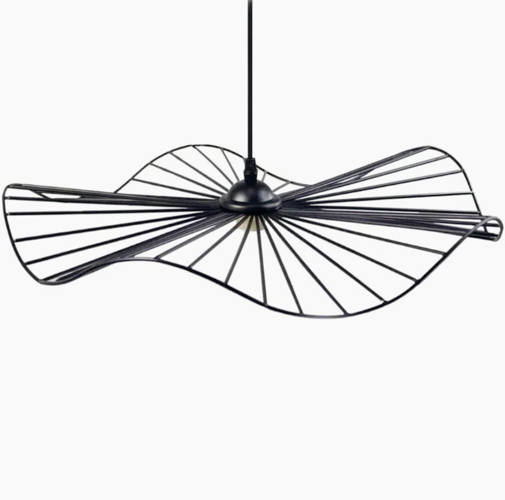 Lampadario da soffitto pendente – Sospensione rotonda traforata, attacco E27 - ambraled