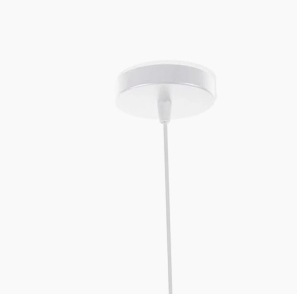 Lampadario da soffitto pendente – Sospensione rotonda traforata, attacco E27 - ambraled