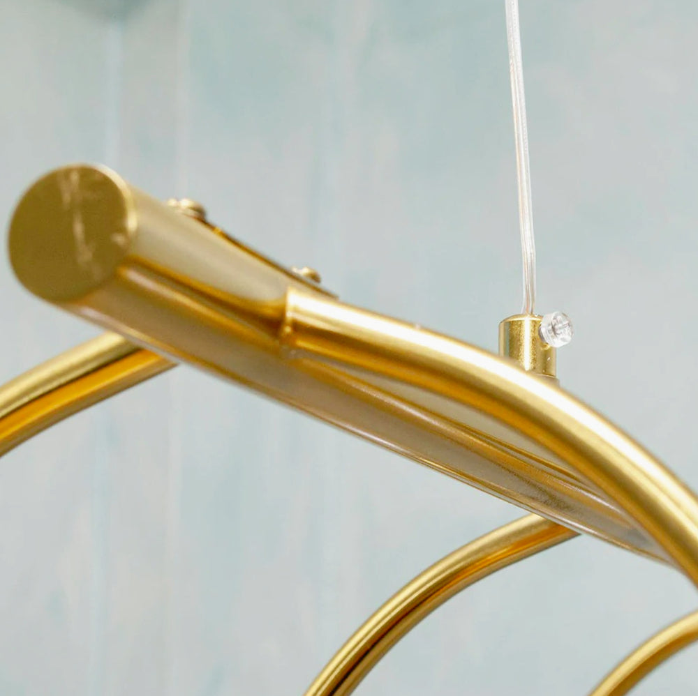 Lampadario a 8 sfere in vetro ambra – Lampada da soffitto, attacco G9 - ambraled