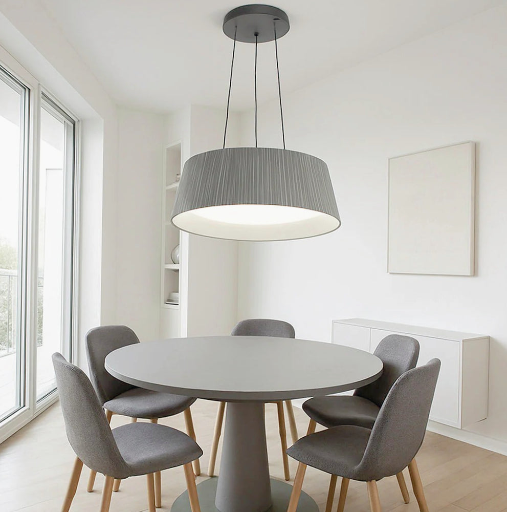 Lampadario a LED 36W con CCT-SWITCH – Lampada a sospensione grigio - ambraled