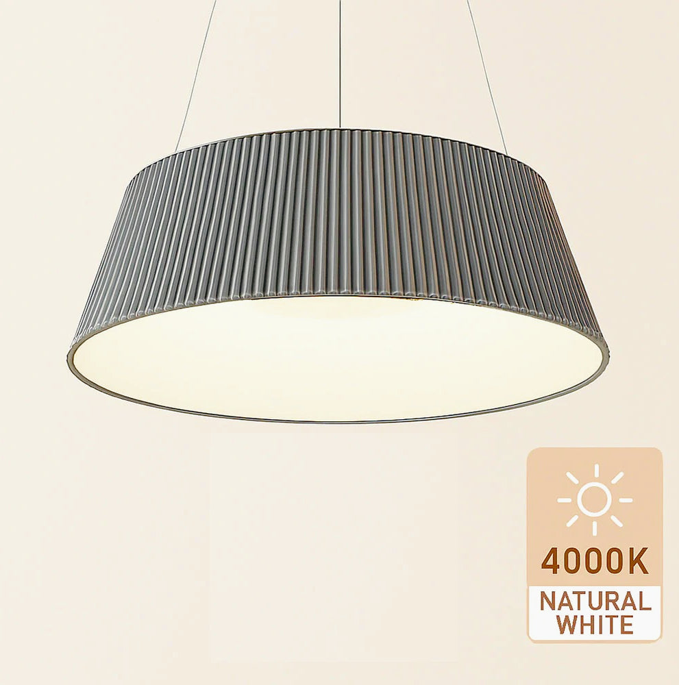 Lampadario a LED 36W con CCT-SWITCH – Lampada a sospensione grigio - ambraled