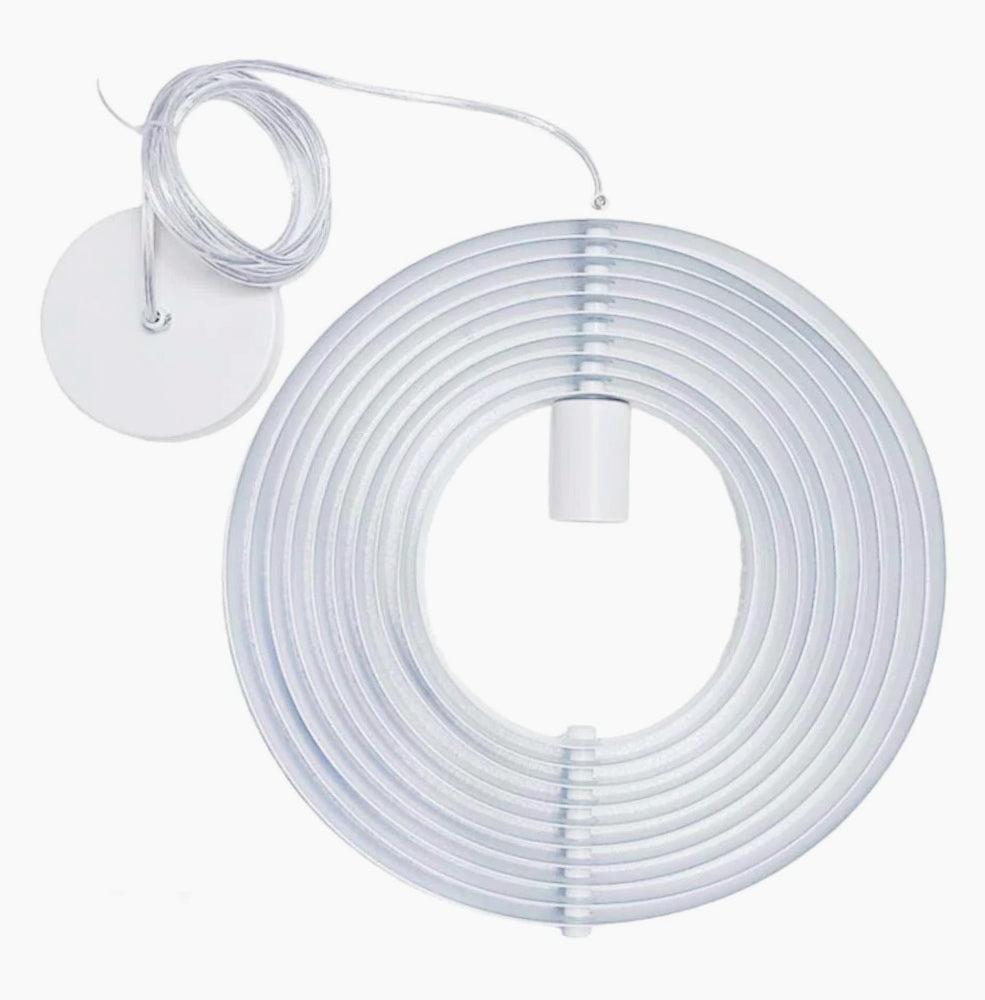 Lampadario a sospensione decorativo 3D in metallo – Attacco E27 - ambraled