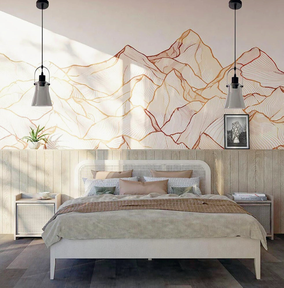Lampadario in metallo con paralume in vetro – Design moderno, attacco E27 - ambraled
